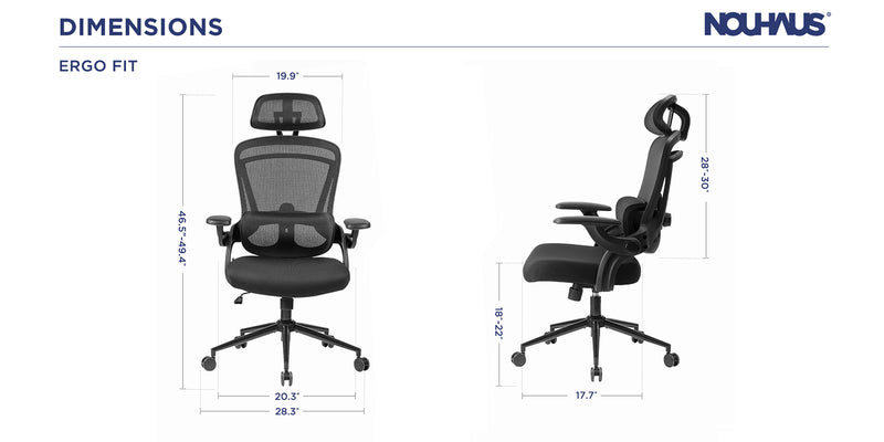 Nouhaus ErgoFit Ergonomic Mesh Office Chair