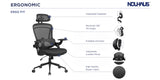 Nouhaus ErgoFit Ergonomic Mesh Office Chair