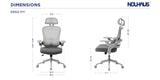 Nouhaus ErgoFit Ergonomic Mesh Office Chair