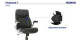 NOUHAUS Posture Ergonomic PU Leather Office Chair