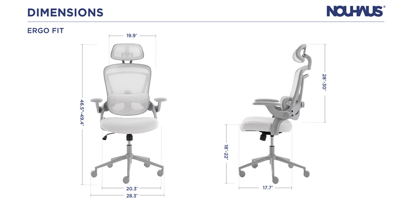 Nouhaus ErgoFit Ergonomic Mesh Office Chair