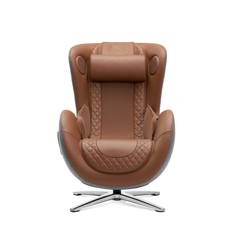 NOUHAUS Classic Massage Chair with Ottoman – Decor Enhancing Massage Chair