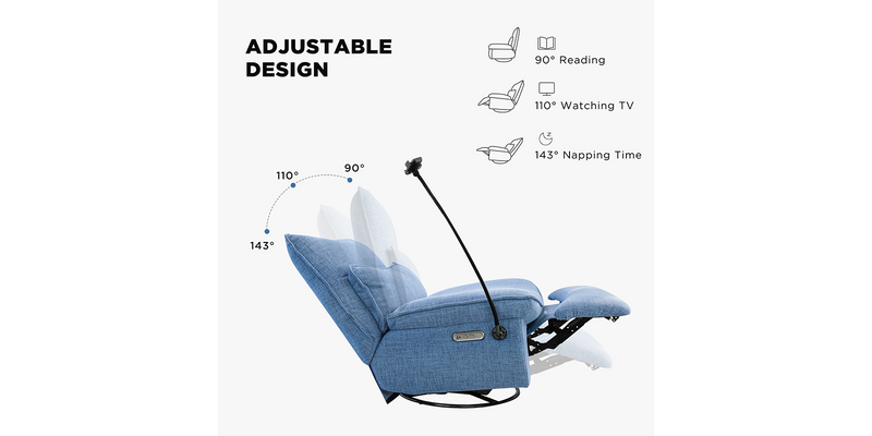 Nouhaus Snooze Modern Power Recliner