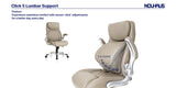 NOUHAUS Posture Ergonomic PU Leather Office Chair