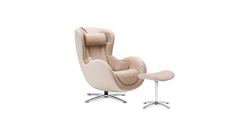 NOUHAUS Classic Massage Chair with Ottoman