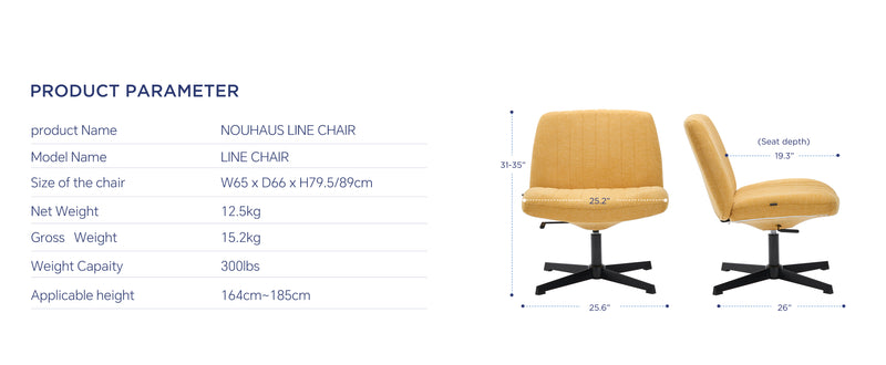 Nouhaus Line Criss Cross Chair