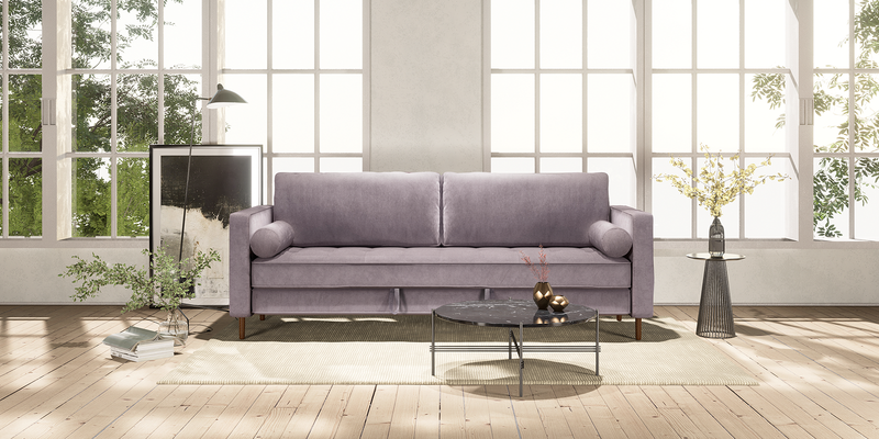 Dusk "Module" Ergonomic Sofabed in a modern living room