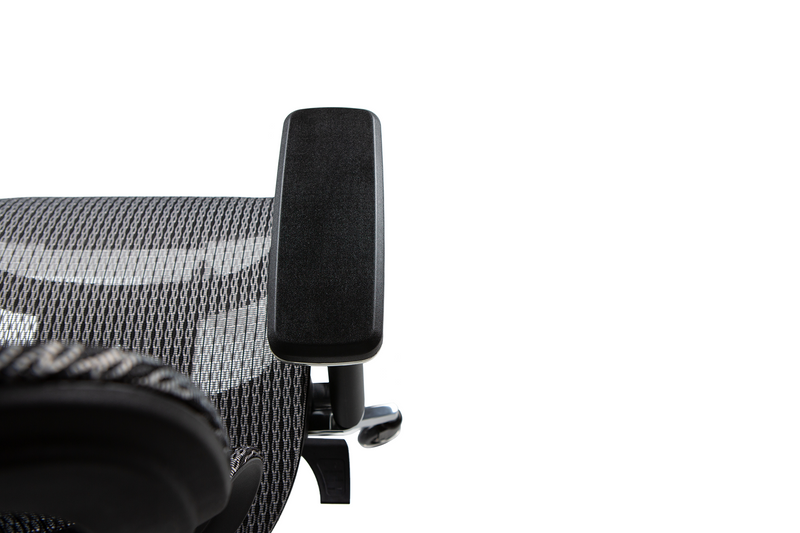 Top view of the arm rest - Ergo3D Ergonomic Office Chair - Grey