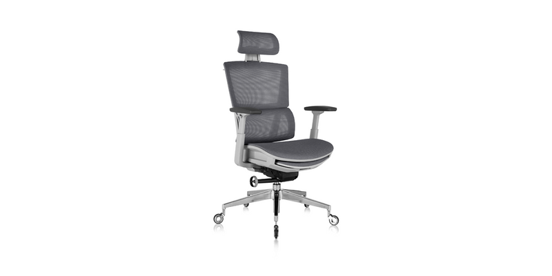 ' Rewind ' Ergonomic Office Chair - Grey
